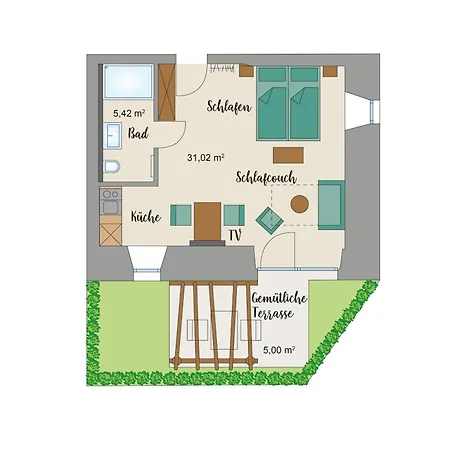 2 Mit Terrasse